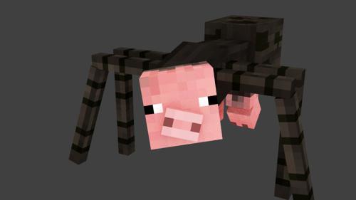Minecraft SpiderPig Rig! preview image